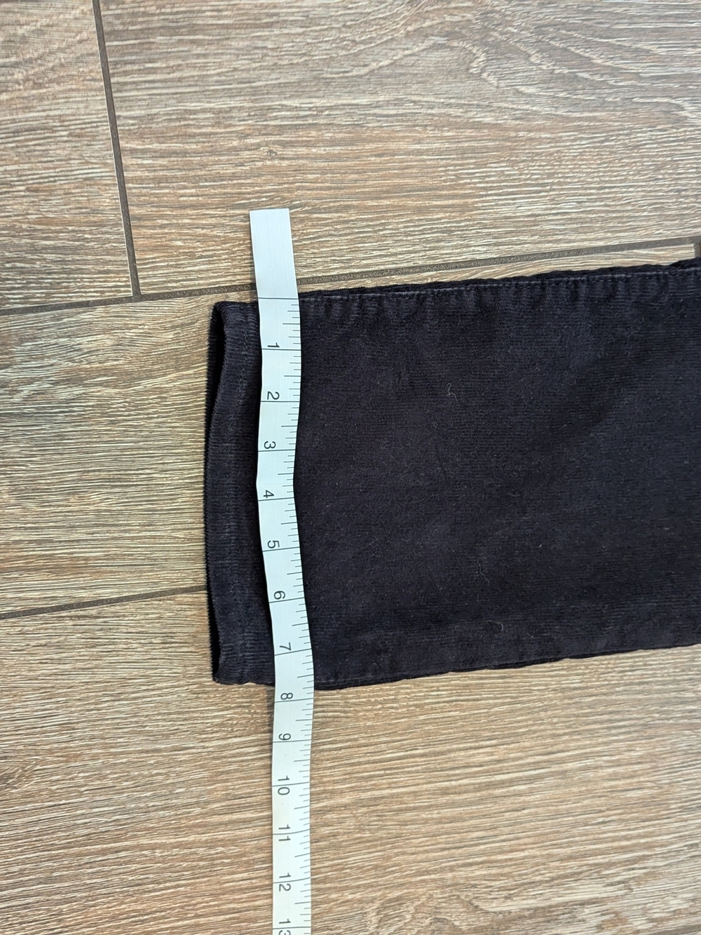 Levi's Ribcage Straight Ankle Jean Black Corduroy Pant Button Fly Size 26 X 27 - Picture 12 of 12
